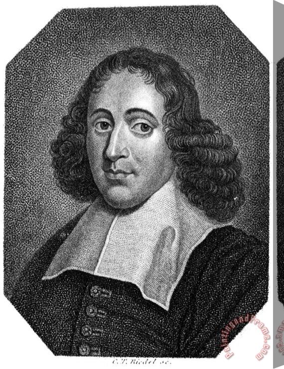 Others Baruch Spinoza (1632-1677) Stretched Canvas Painting / Canvas Art