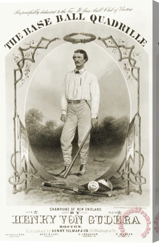 Others Baseball, 1867 Stretched Canvas Print / Canvas Art