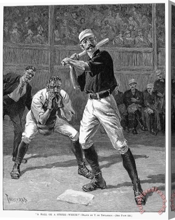 Others Baseball, 1888 Stretched Canvas Print / Canvas Art
