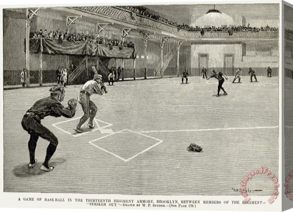 Others Baseball: Brooklyn, 1890 Stretched Canvas Print / Canvas Art
