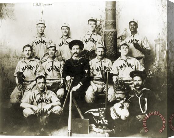 Others BASEBALL TEAM, c1898 Stretched Canvas Painting / Canvas Art