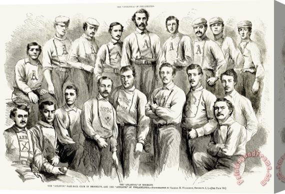 Others Baseball Teams, 1866 Stretched Canvas Print / Canvas Art