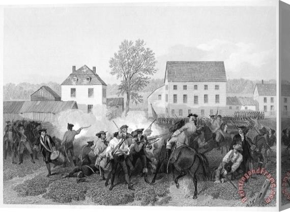 Others Battle Of Lexington, 1775 Stretched Canvas Painting / Canvas Art