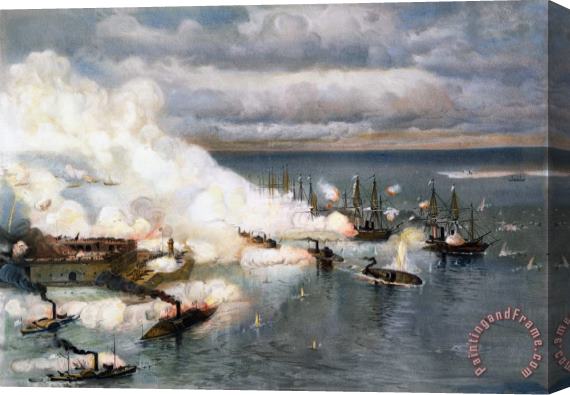Others Battle Of Mobile Bay, 1864 Stretched Canvas Painting / Canvas Art