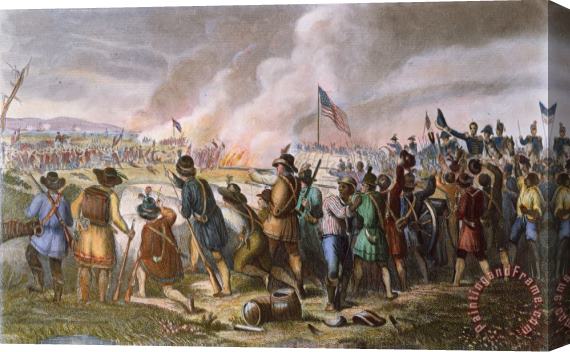 Others Battle Of New Orleans, 1815 Stretched Canvas Painting / Canvas Art