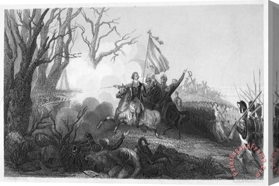 Others Battle Of Princeton, 1777 Stretched Canvas Print / Canvas Art