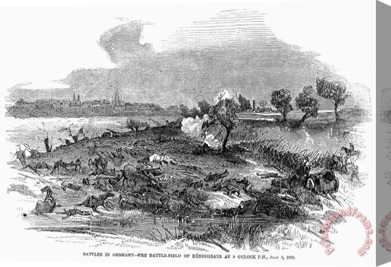 Others Battle Of Sadowa, 1866 Stretched Canvas Print / Canvas Art