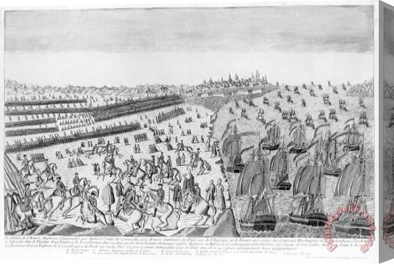 Others Battle Of Yorktown, 1781 Stretched Canvas Print / Canvas Art