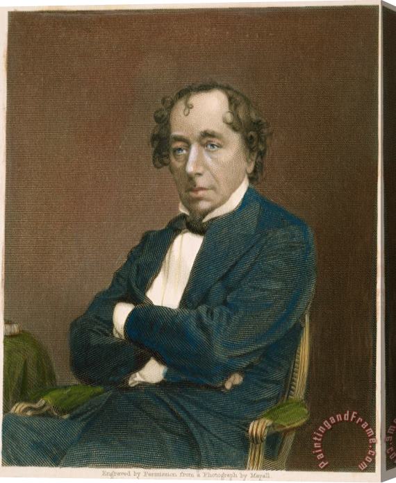 Others Benjamin Disraeli (1804-1881) Stretched Canvas Print / Canvas Art