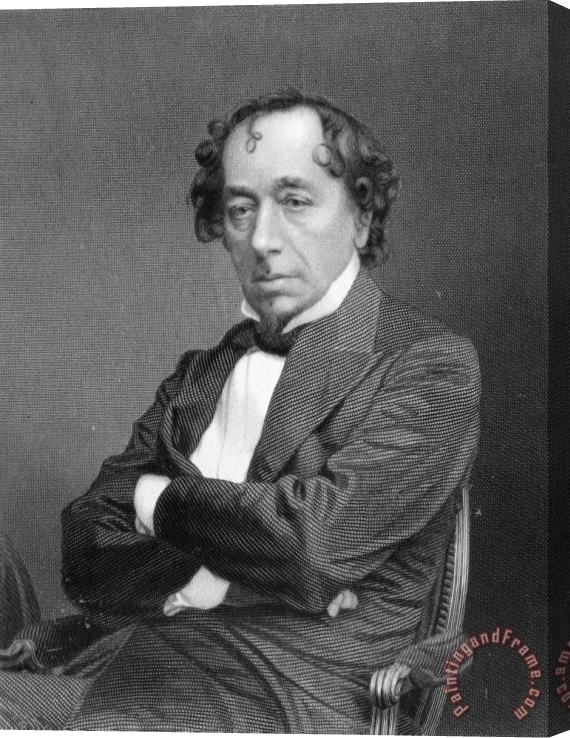 Others Benjamin Disraeli Stretched Canvas Print / Canvas Art