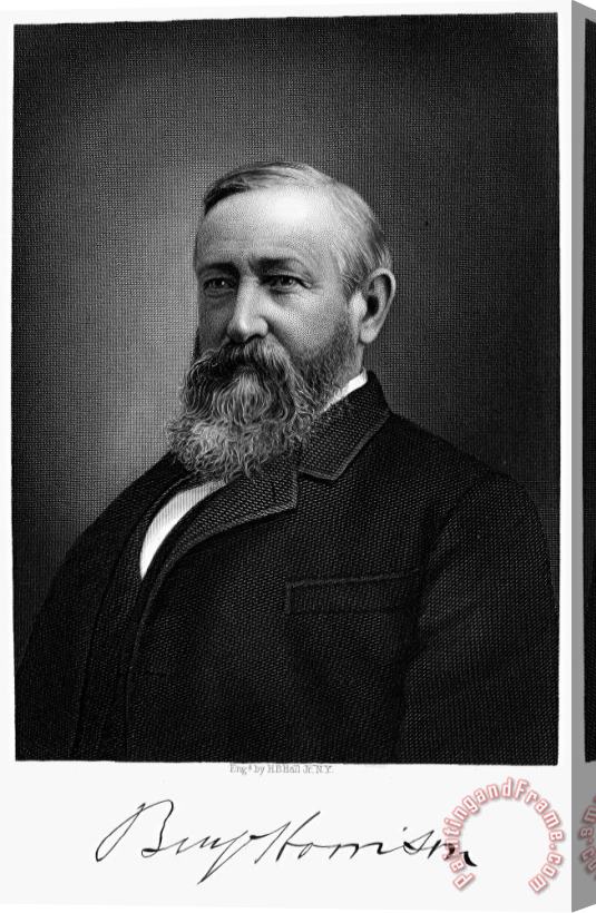 Others Benjamin Harrison Stretched Canvas Print / Canvas Art