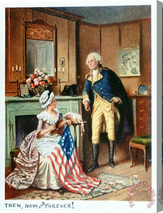 Others Betsy Ross (1752-1836) Stretched Canvas Print / Canvas Art