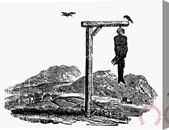 Others Bewick: Hanged Man Stretched Canvas Painting / Canvas Art