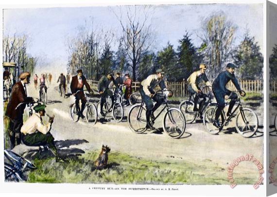 Others Bicycle Race, 1896 Stretched Canvas Print / Canvas Art