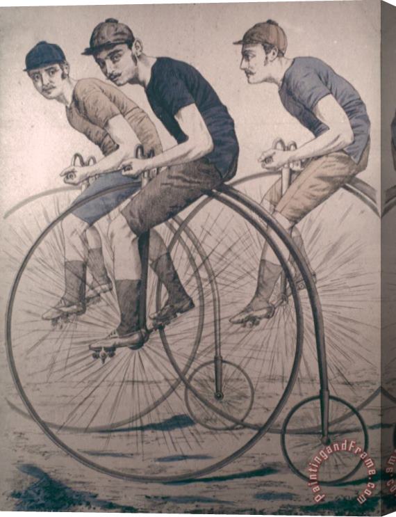 Others Bicycling, 1880 Stretched Canvas Print / Canvas Art
