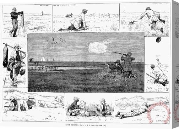 Others Bird Shooting, 1881 Stretched Canvas Painting / Canvas Art