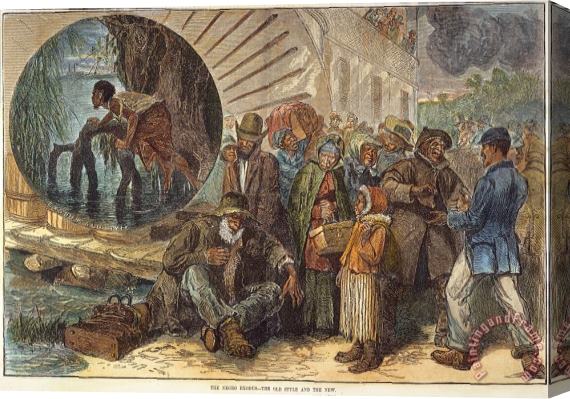 Others Black Exodus, 1880 Stretched Canvas Painting / Canvas Art