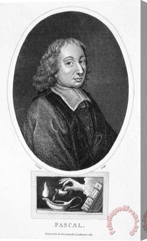 Others Blaise Pascal (1623-1662) Stretched Canvas Print / Canvas Art