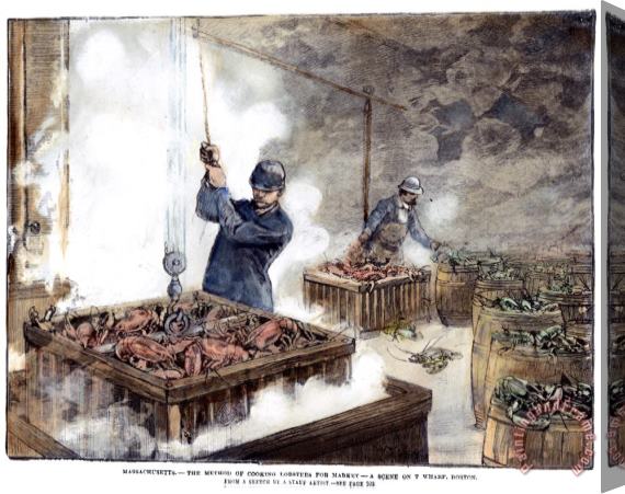 Others Boiling Lobsters, 1886 Stretched Canvas Print / Canvas Art
