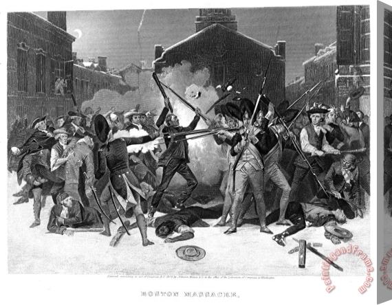 Others Boston Massacre, 1770 Stretched Canvas Painting / Canvas Art