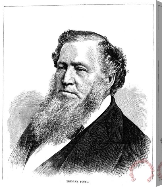 Others Brigham Young (1801-1877) Stretched Canvas Print / Canvas Art