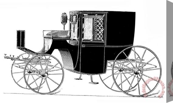 Others Carriage: Brougham Stretched Canvas Print / Canvas Art