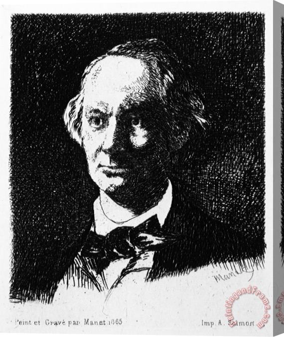 Others Charles Baudelaire Stretched Canvas Print / Canvas Art