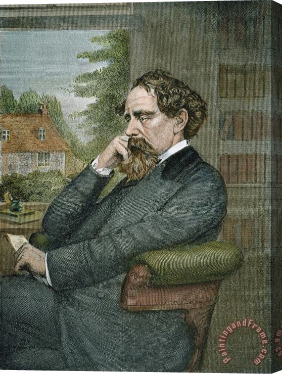 Others Charles Dickens Stretched Canvas Painting / Canvas Art