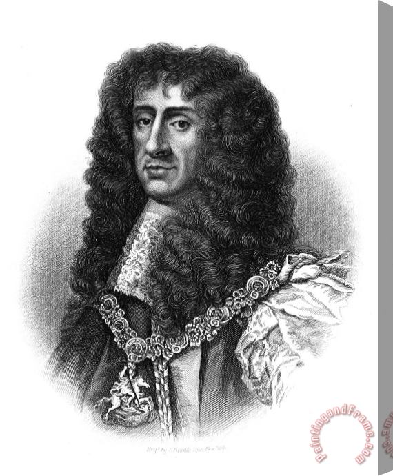 Others Charles II (1630-1685) Stretched Canvas Print / Canvas Art