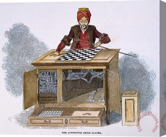 Others Chess: Automaton, 1845 Stretched Canvas Painting / Canvas Art