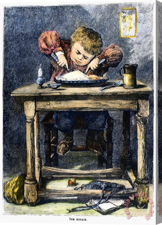 Others Child Eating, 1875 Stretched Canvas Print / Canvas Art
