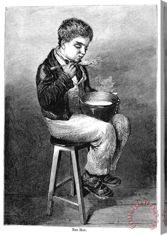Others Child Eating, 1875 Stretched Canvas Painting / Canvas Art
