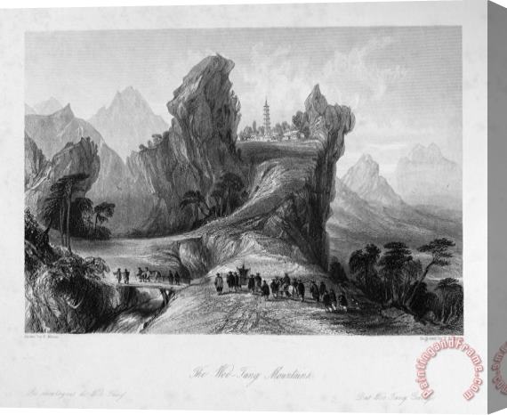 Others China: Mountains, 1843 Stretched Canvas Painting / Canvas Art
