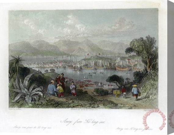 Others China: Xiamen, 1843 Stretched Canvas Print / Canvas Art