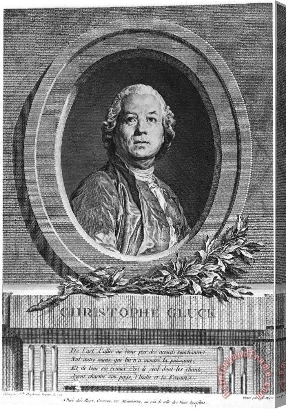 Others Christoph Willibald Gluck Stretched Canvas Print / Canvas Art