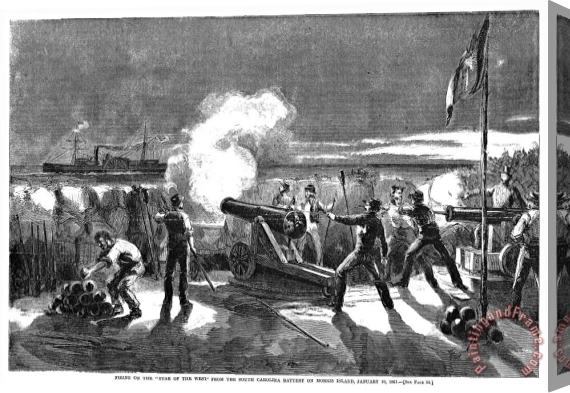 Others Civil War: Fort Sumter, 1861 Stretched Canvas Print / Canvas Art
