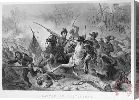 Others Civil War: Gettysburg, 1863 Stretched Canvas Print / Canvas Art