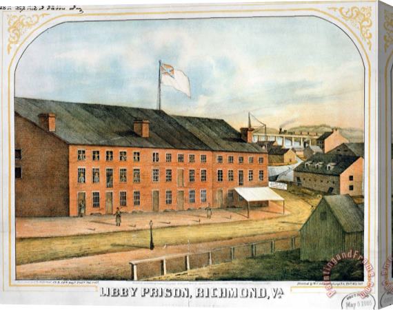 Others Civil War: Libby Prison Stretched Canvas Print / Canvas Art