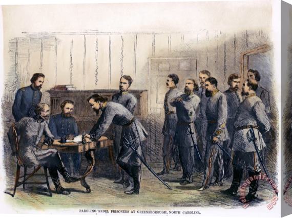 Others Civil War: Parole, 1865 Stretched Canvas Painting / Canvas Art