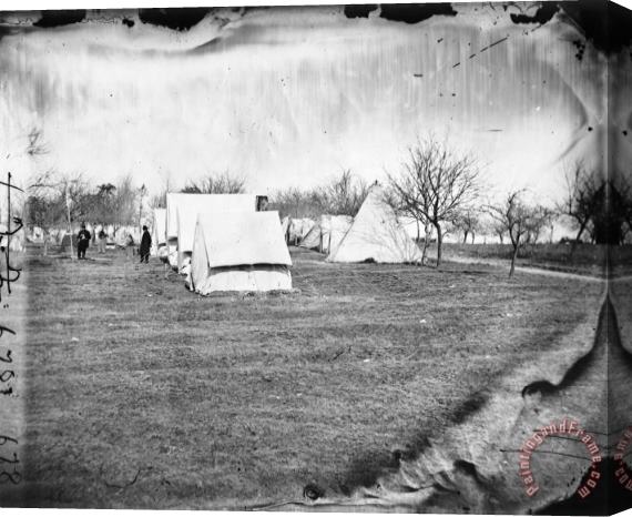 Others Civil War: Union Camp, 1863 Stretched Canvas Painting / Canvas Art