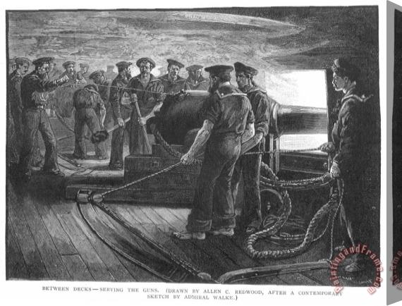 Others Civil War: Union Sailors Stretched Canvas Print / Canvas Art