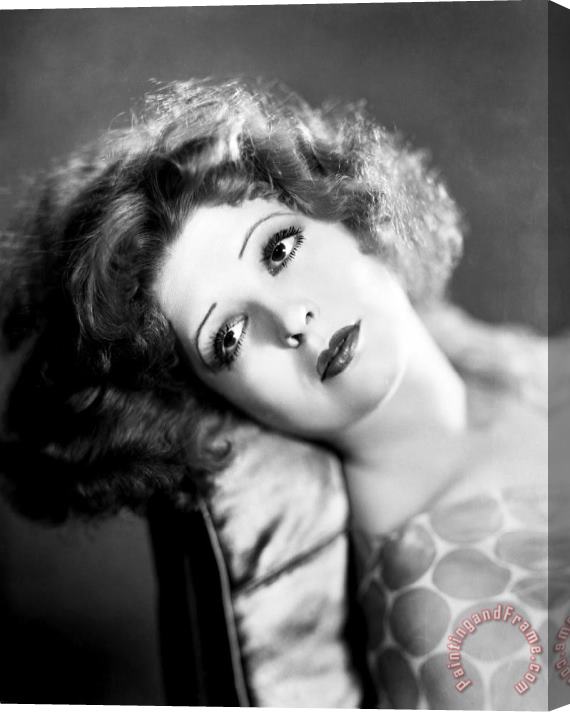 Others Clara Bow (1905-1965) Stretched Canvas Print / Canvas Art