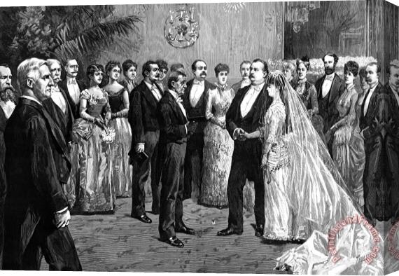Others Cleveland Wedding, 1886 Stretched Canvas Print / Canvas Art