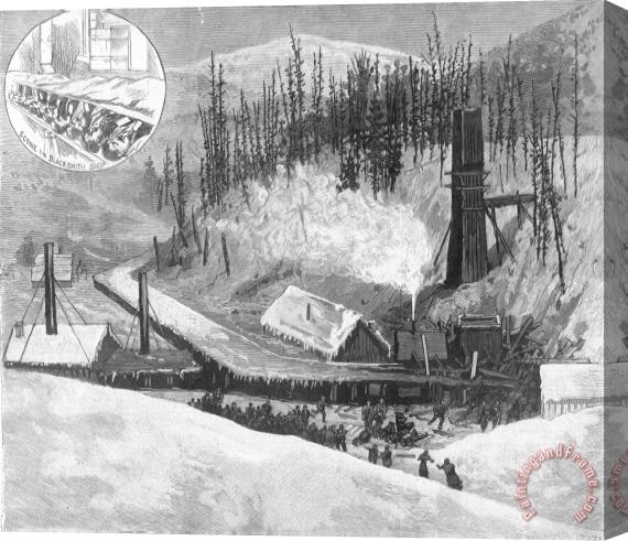 Others Coal Mine Explosion, 1884 Stretched Canvas Painting / Canvas Art