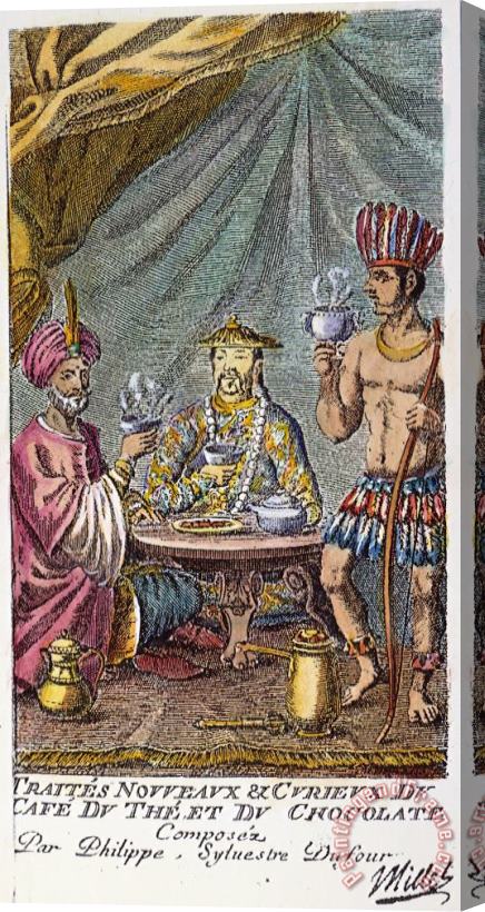 Others Coffee, Tea & Chocolate, 1685 Stretched Canvas Print / Canvas Art