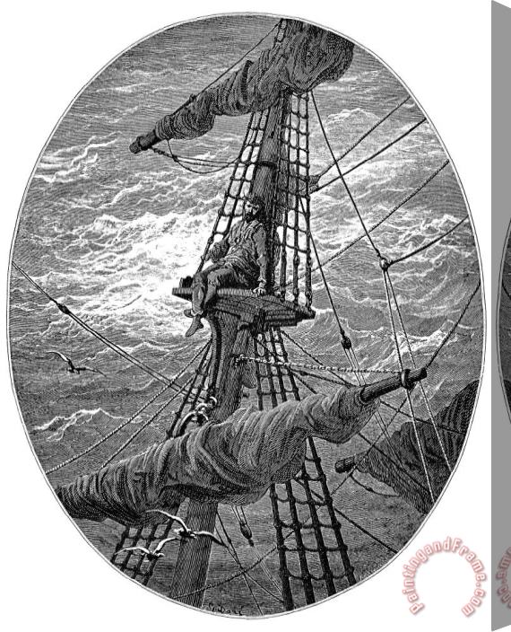 Others Coleridge: Ancient Mariner Stretched Canvas Painting / Canvas Art