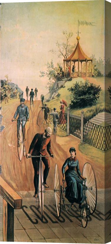 Others Columbia Bicycles Poster Stretched Canvas Painting / Canvas Art