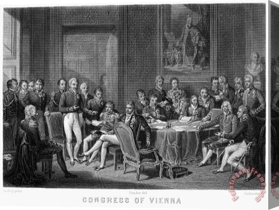 Others Congress Of Vienna, 1815 Stretched Canvas Painting / Canvas Art