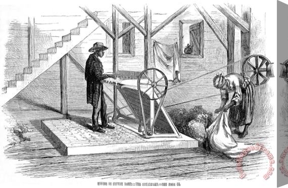 Others Cotton Gin, 1871 Stretched Canvas Print / Canvas Art