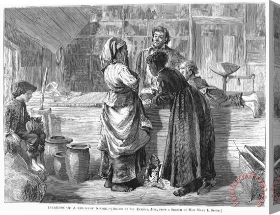 Others Country Store, 1872 Stretched Canvas Print / Canvas Art